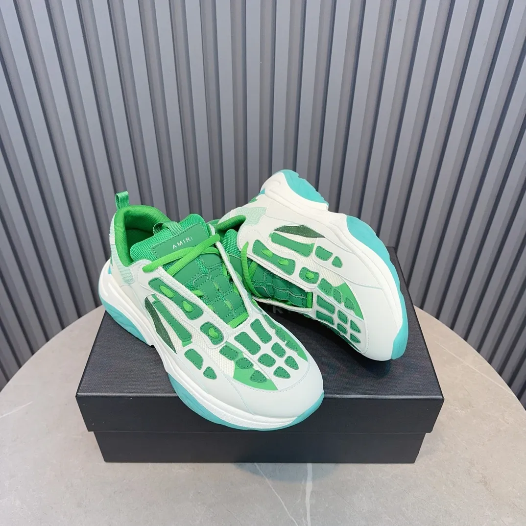 Men's shoes 💰740💰 AMIRI AMIRI fashion brand hot sale 🔥 Available all year round ✅ Official website synchronization Imported fabrics 1⃣️ vs 1⃣️ replica, original factory special original sole, 38-45 (38.45. Non-refundable)